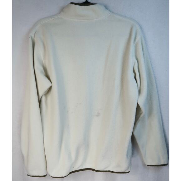 Patagonia Synchilla Pullover Women's Small Half Zip Up T Cream - Picture 4 of 5
